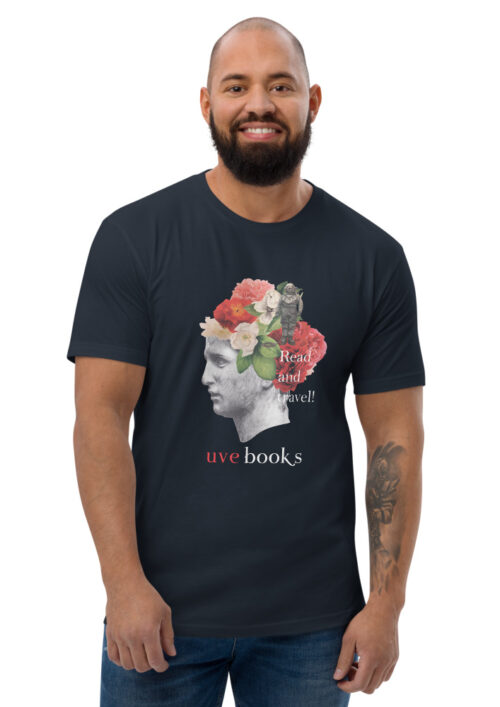 Camiseta de manga corta Sculpture Read and travel! - Imagen 2